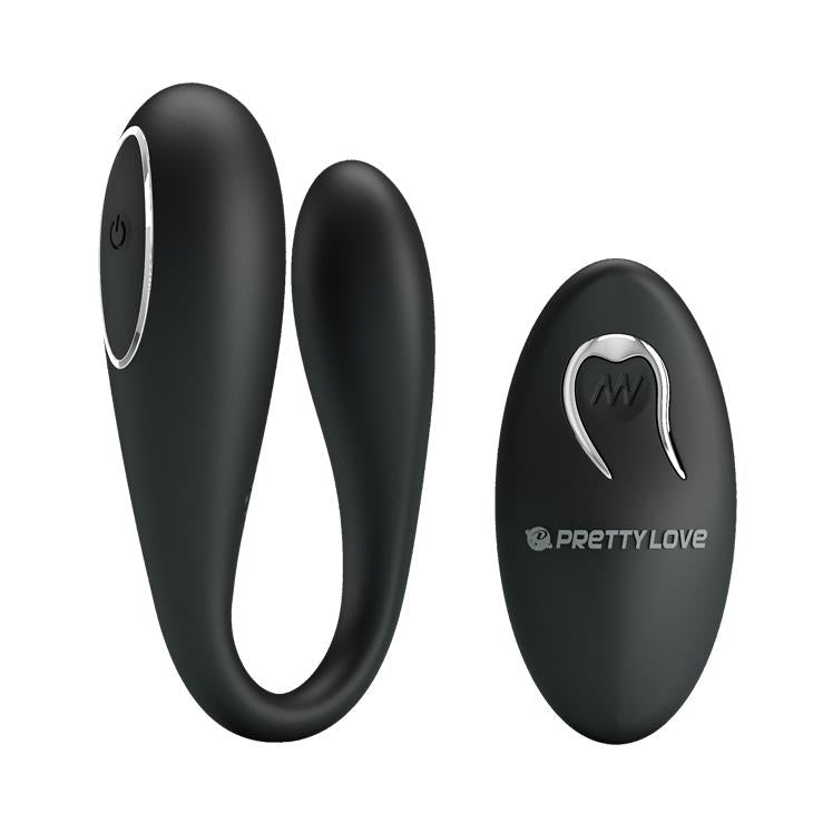 Wibrator łechtaczkowy Pretty Love Algernon silikonowy USB czarny 9.5 cm