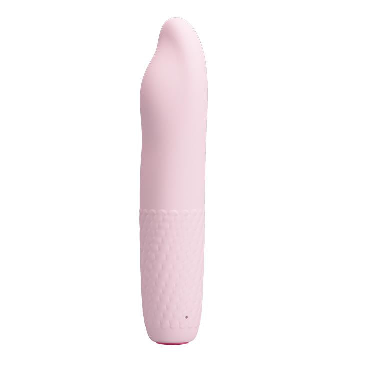 Mini wibrator Pretty Love Burke silikonowy różowy USB 4 wibracje 4 obroty
