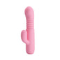 Wibrator Pretty Love Leopold silikonowy z pchaniem USB