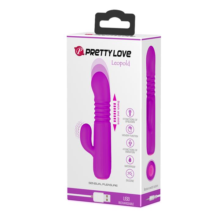 Wibrator króliczek Pretty Love Domenico silikonowy USB wodoodporny