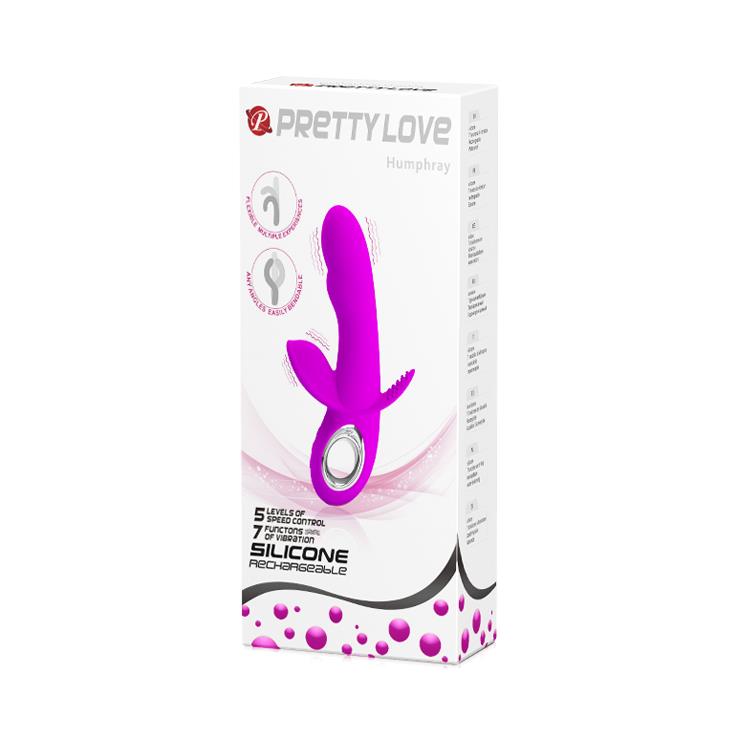Wibrator króliczek silikonowy Pretty Love Humphray USB 16,8 cm