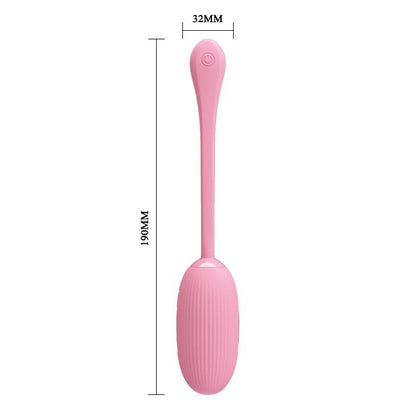 Jajko wibrujące Pretty Love Doreen 3 fioletowe silikonowe z app USB 19cm