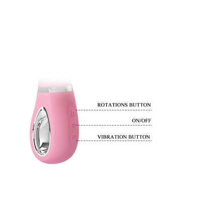 Wibrator króliczek punktu G Pretty Love Ternence różowy USB 19,6 cm