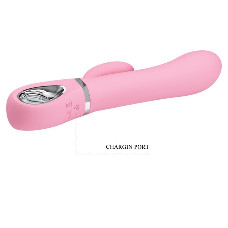 Wibrator króliczek punktu G Pretty Love Ternence różowy USB 19,6 cm
