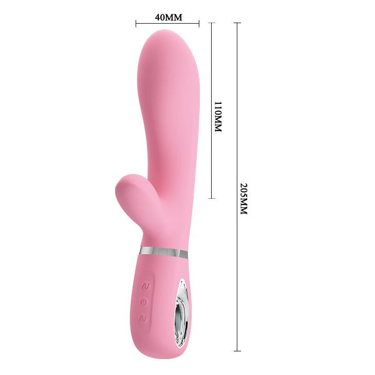 Wibrator punktu G króliczek silikonowy Pretty Love Thomas różowy USB