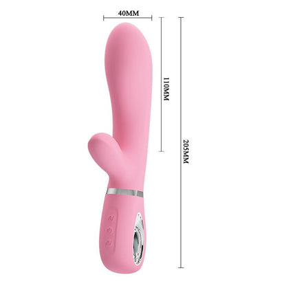 Wibrator punktu G króliczek silikonowy Pretty Love Thomas różowy USB