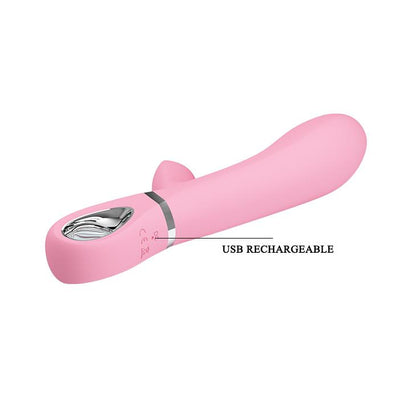 Wibrator punktu G króliczek silikonowy Pretty Love Thomas różowy USB