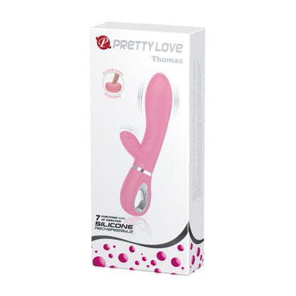 Wibrator punktu G króliczek silikonowy Pretty Love Thomas różowy USB