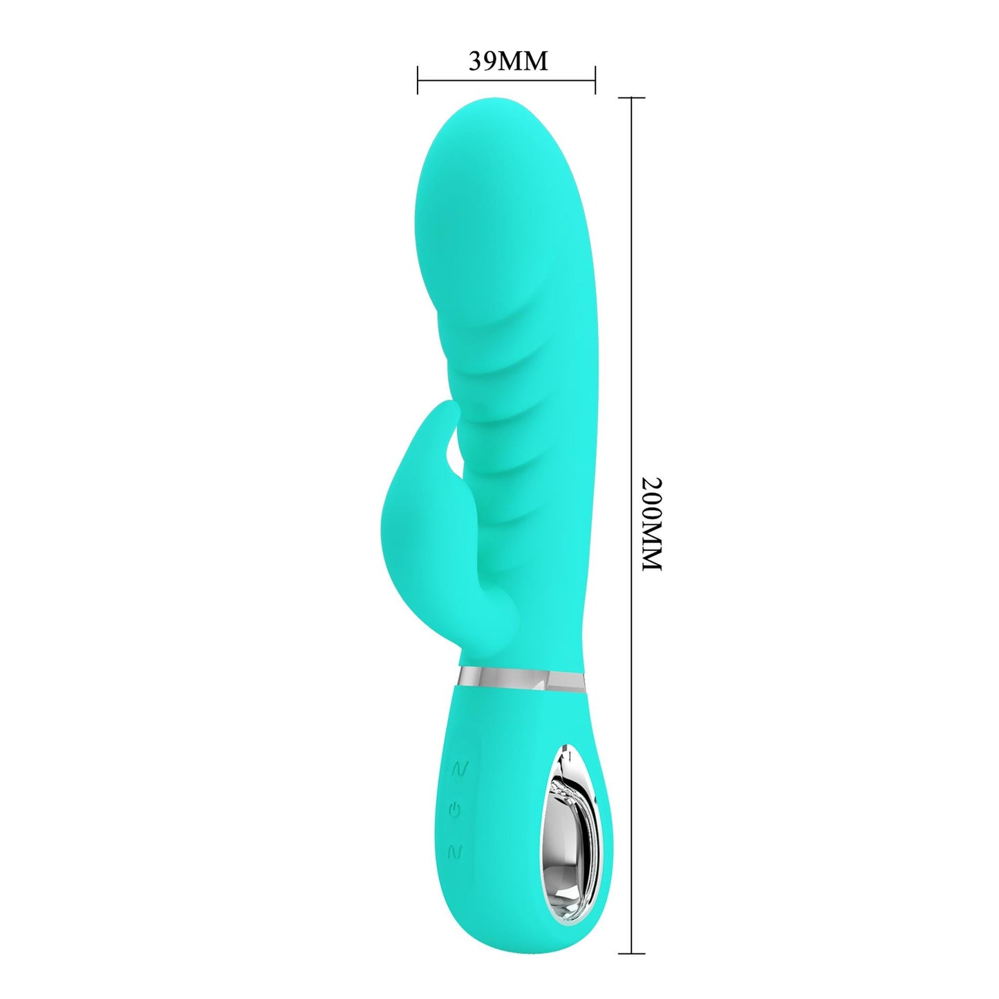 Miękki wibrator króliczek Pretty Love Prescott zielony 7 funkcji