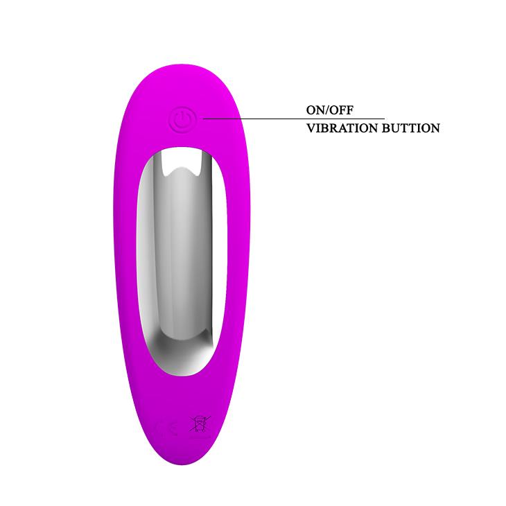 Wibrator analny silikonowy Pretty Love Heatcher 12 wibracji USB zdalny