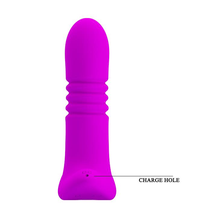 Wibrator analny silikonowy Pretty Love Heatcher 12 wibracji USB zdalny