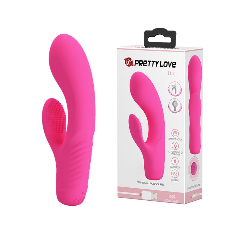 Wibrator punktu G Pretty Love TIM USB 12 funkcji z pamięcią