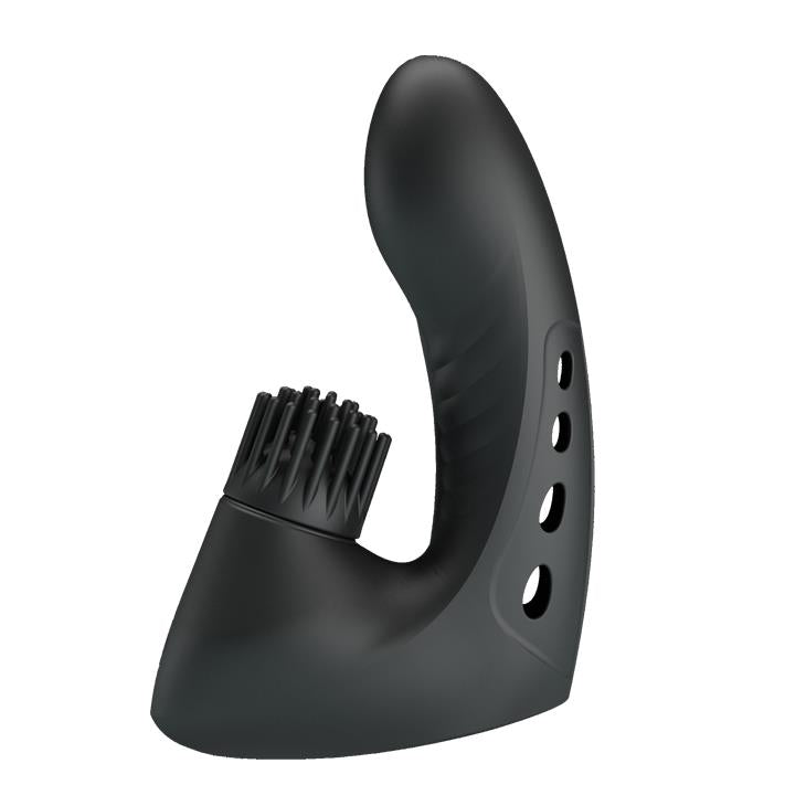Nakładka wibrująca na palec Pretty Love silikonowa 3 wibracje 3 obroty USB