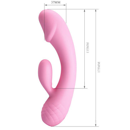 Wibrator króliczek punktu G Pretty Love RON fioletowy silikonowy 12 funkcji