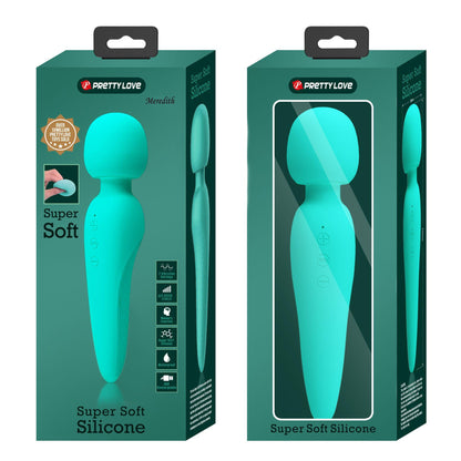 Stymulator łechtaczki Pretty Love Meredith zielony silikonowy wodoodporny