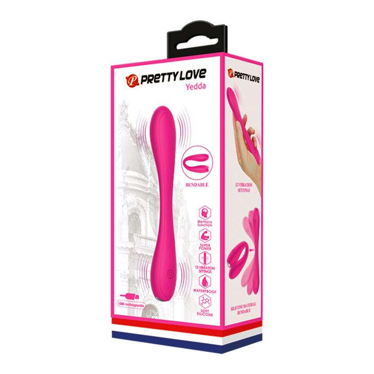 Wibrator silikonowy Pretty Love Yedda 12 funkcji USB