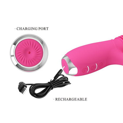 Wibrator króliczek Pretty Love Dorothy USB 3 pchanie 12 wibracji