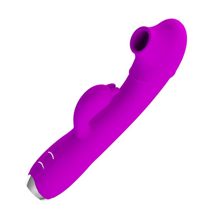 Wibrator króliczek pulsujący silikonowy Pretty Love Regina fioletowy USB