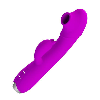 Wibrator króliczek pulsujący silikonowy Pretty Love Regina fioletowy USB