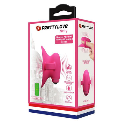 Stymulator łechtaczki Pretty Love Nelly silikonowy różowy 10 funkcji