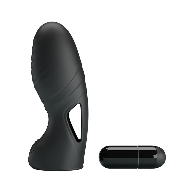 Wibrująca silikonowa nakładka na palec Pretty Love Alan 23mm