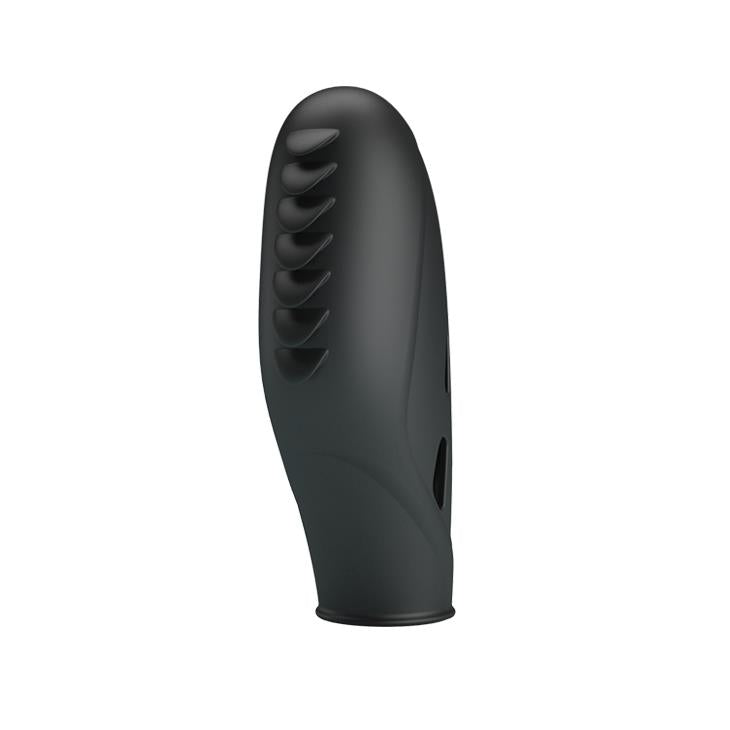 Silikonowy wibrator na palec Pretty Love GILO 18mm czarny 8cm