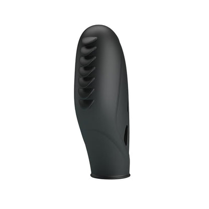 Silikonowy wibrator na palec Pretty Love GILO 18mm czarny 8cm