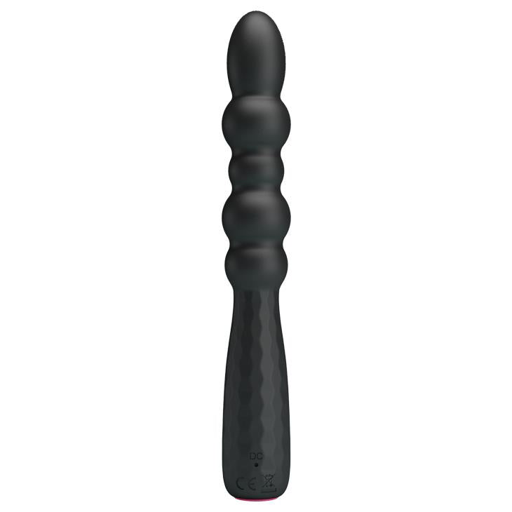 Wibrator punktu G Pretty Love Monroe 12 funkcji silikonowy czarny USB