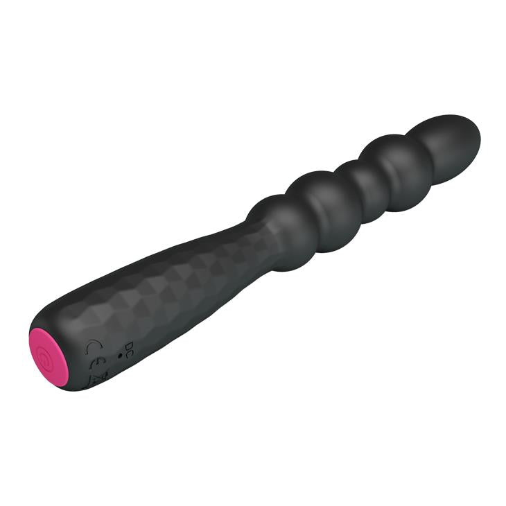 Wibrator punktu G Pretty Love Monroe 12 funkcji silikonowy czarny USB