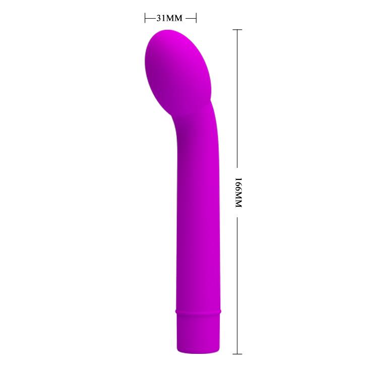 Wibrator punktu G Pretty Love Logan 10 funkcji silikonowy fioletowy