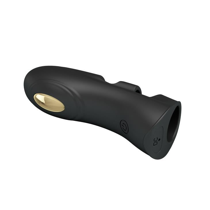 Nakładka na palec Pretty Love Pegasus elektrostymulacyjna czarna USB