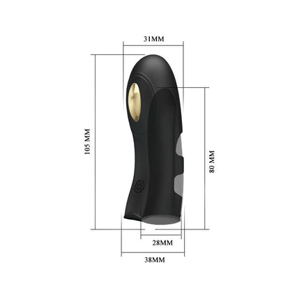 Nakładka na palec Pretty Love Pegasus elektrostymulacyjna czarna USB