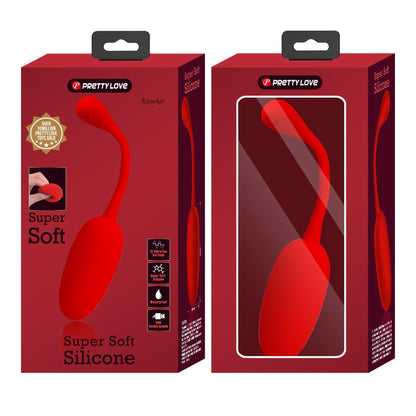 Pretty Love Knucker Czerwony – 12 funkcji wibracji z pamięcią