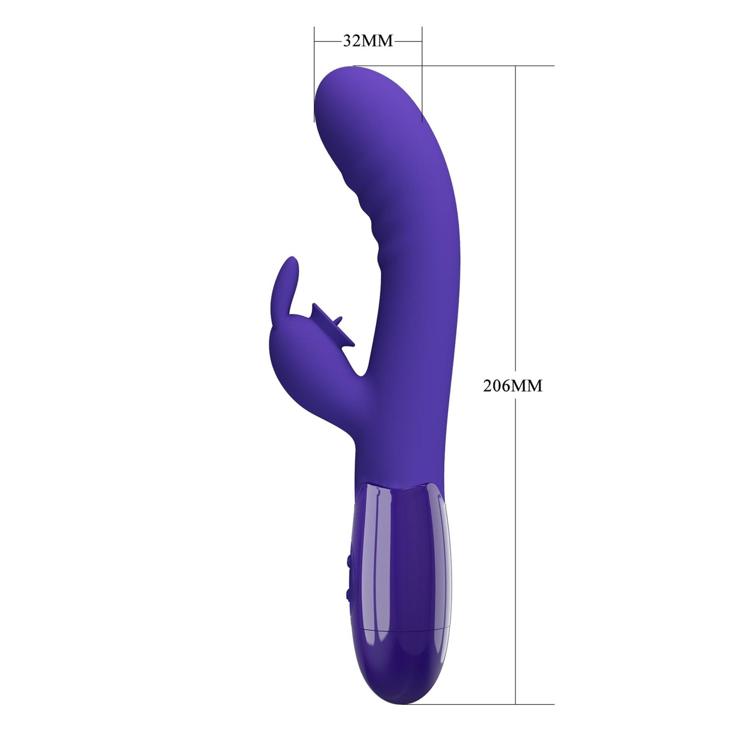 Wibrator króliczek Pretty Love Cerberus 30 funkcji wibracji i lizania