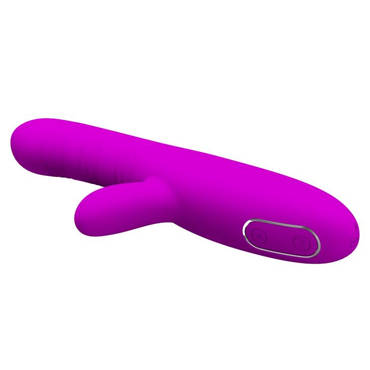 Wibrator punktu G Pretty Love Angelique fioletowy silikonowy USB