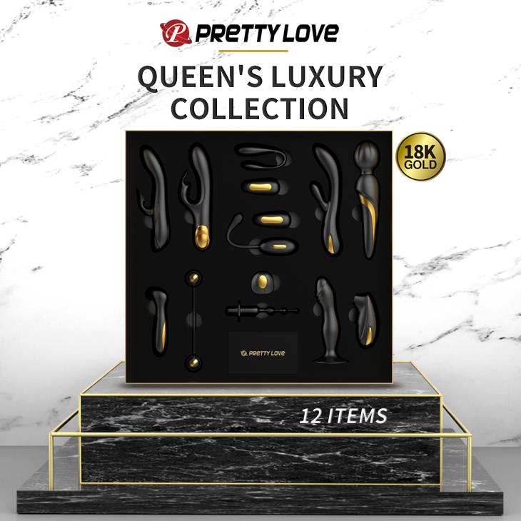 Zestaw dla par Pretty Love Golden Black Couple's Set czarny USB