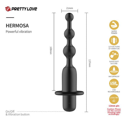 Zestaw dla par Pretty Love Golden Black Couple's Set czarny USB