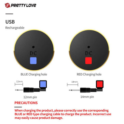 Zestaw dla par Pretty Love Golden Black Couple's Set czarny USB
