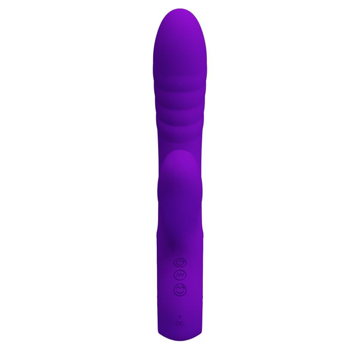 Wibrator ssący punktu G silikonowy Pretty Love fioletowy USB