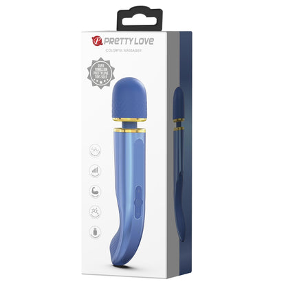 Masażer wibracyjny Pretty Love niebieski 7 funkcji 5 prędkości