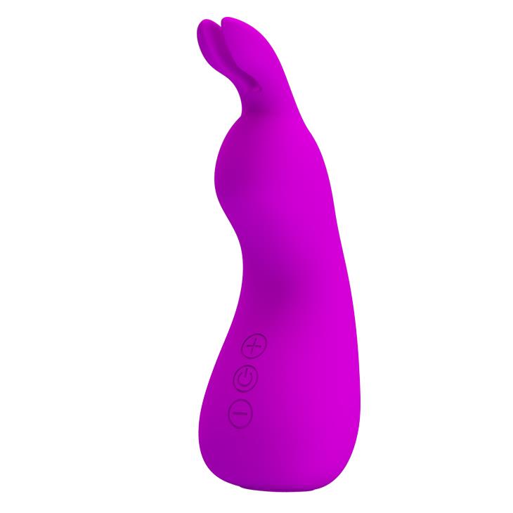 Wibrator króliczek silikonowy Pretty Love Nakki fioletowy USB