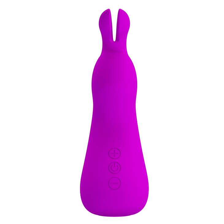 Wibrator króliczek silikonowy Pretty Love Nakki fioletowy USB