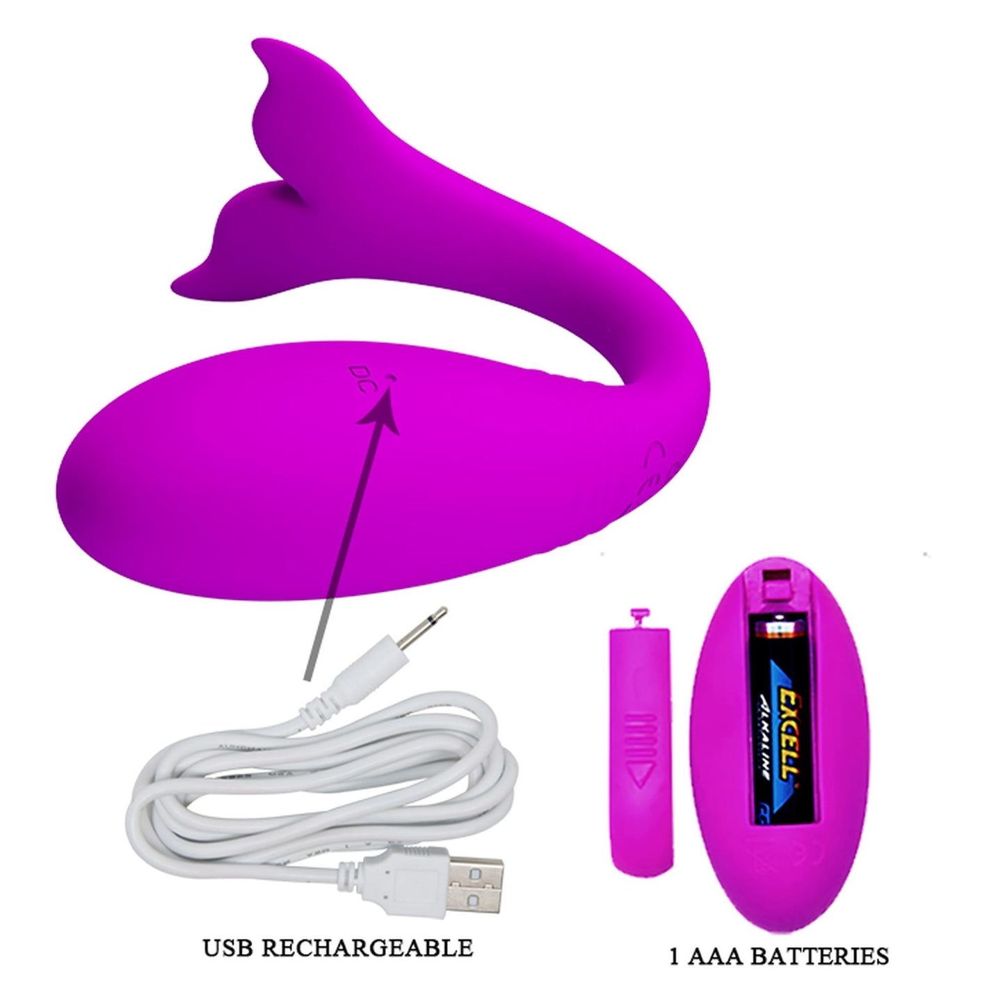 Wibrator Pretty Love Jordyn z pilotem 12 funkcji