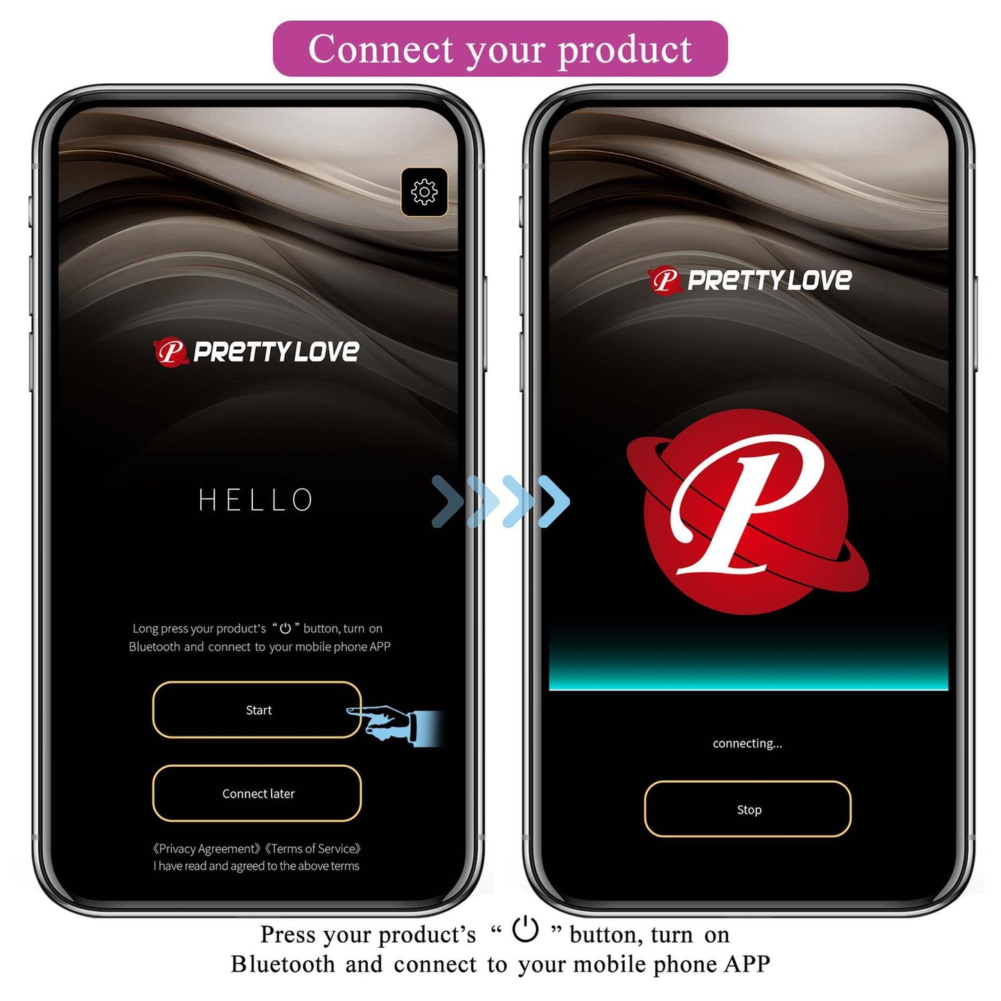 Jajeczko wibracyjne Pretty Love Catalina 12 funkcji aplikacja USB