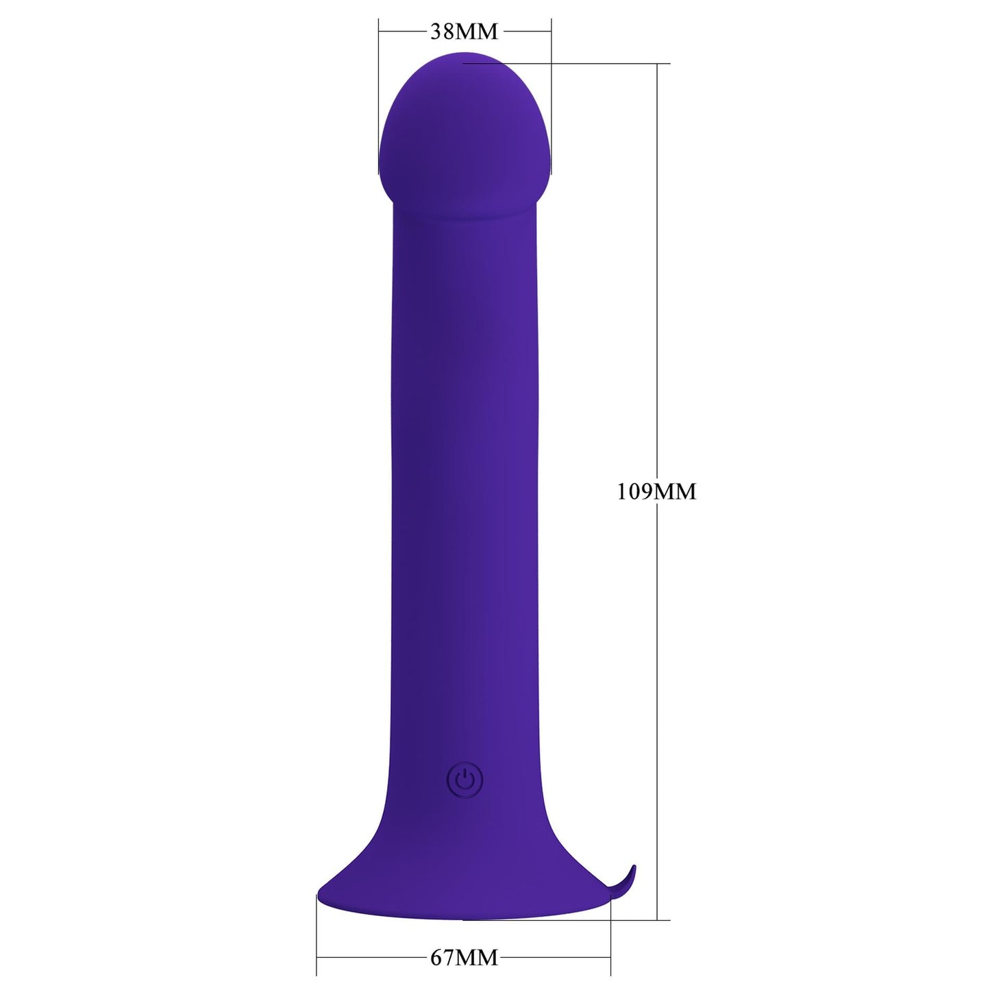 Wibrator analny Pretty Love Murray z przyssawką 12 wibracji
