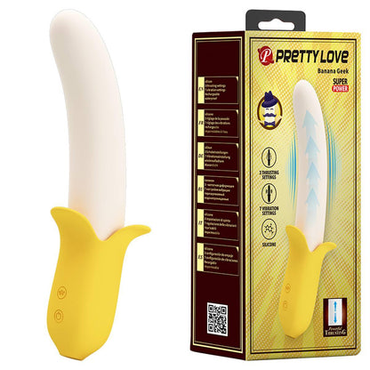 Wibrator punktu G silikonowy Banana Geek Pretty Love USB