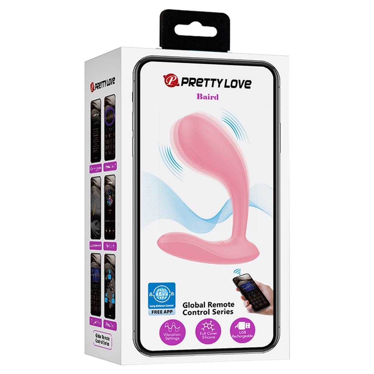 Wibrator punktu G Pretty Love Baird z aplikacją 12 funkcji