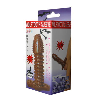 Przedłużka na penisa z wypustkami Baile Wolftooth 14 cm