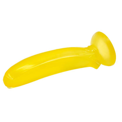 Dildo żelowe Baile Passionate Fruit z przyssawką żółte
