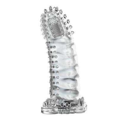 Przedłużka wibrująca żelowa Baile Brave Man transparentna 18 cm